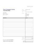 Télécharger Excel Invoice Template
